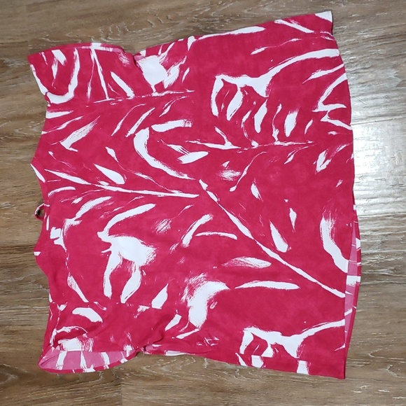 (3X) NWT ALFANI Flowy Top Front Tie Vacation Warm Weather Casual Business Casual - Picture 9 of 9